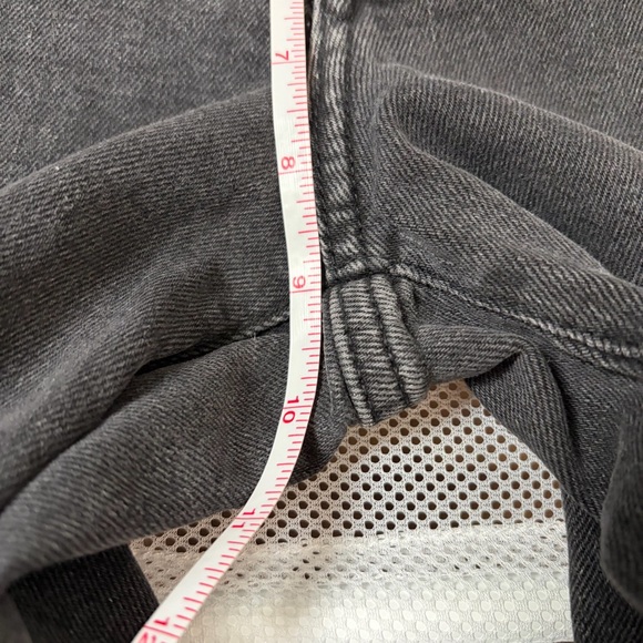 Old Navy Low Rise OG Loose Jeans 6 Charcoal Faded Black Moon Shade Straight Leg - Picture 15 of 16